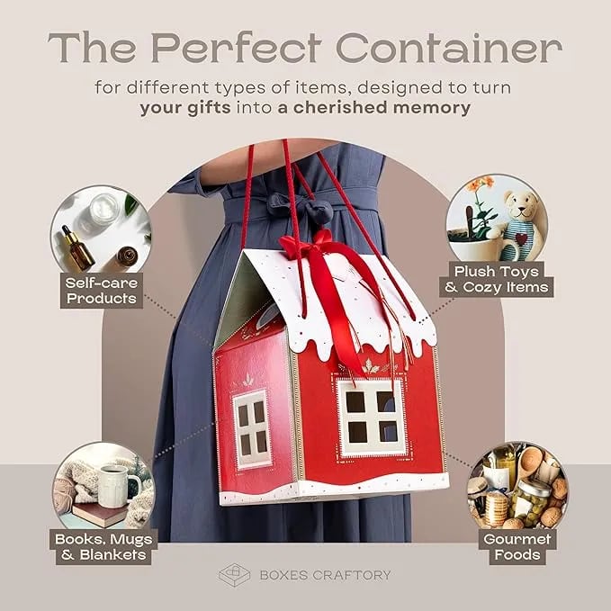 Christmas Wonderland Cottage Gift Box