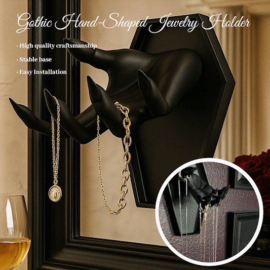 🖤 Gothic Hand-Shaped Jewelry Holder