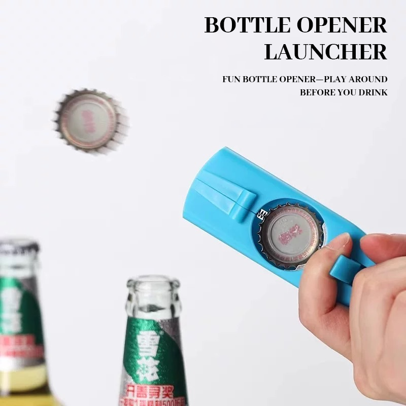 🍻Spring-loaded beer bottle opener