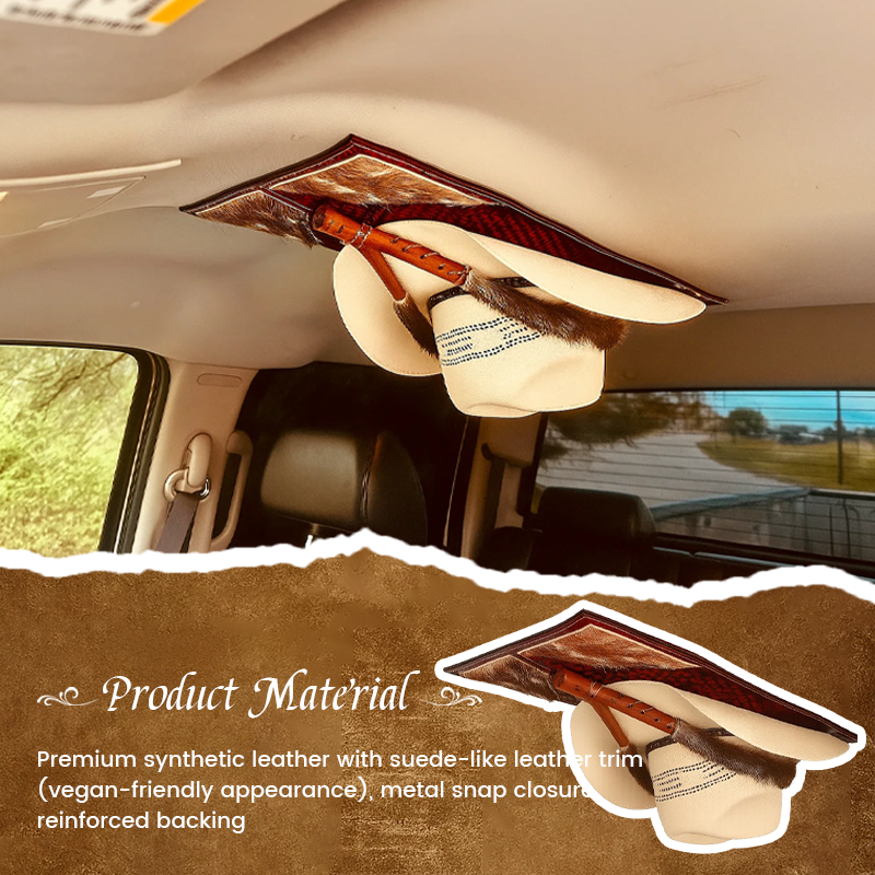 🐮🤠 Western Leather Visor Organizer