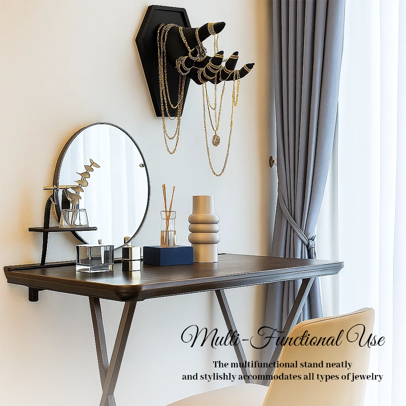 🖤 Gothic Hand-Shaped Jewelry Holder