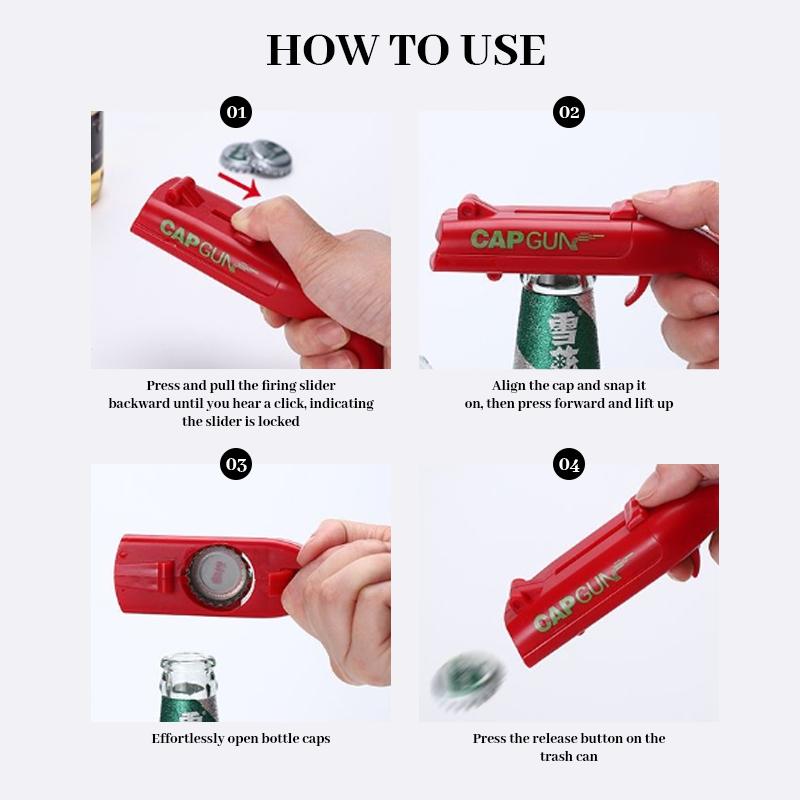 🍻Spring-loaded beer bottle opener