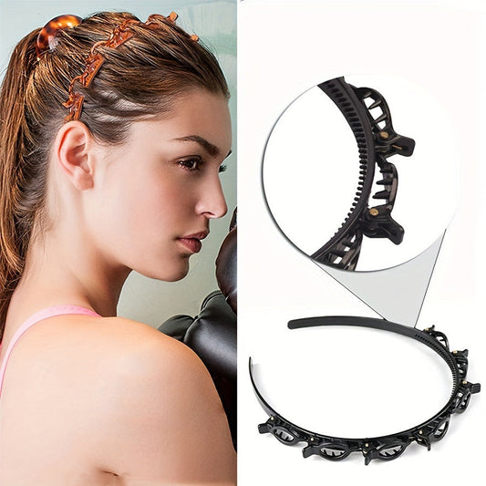 Buy 1 Get 1 Free 💥 Openwork Woven Strap With Teeth Headband